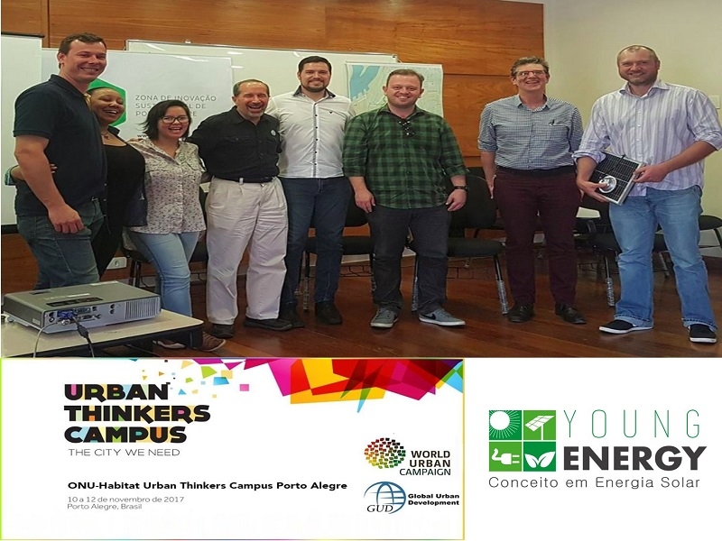 A Young Energy marcou presença durante o evento ONU-Habitat Urban Thinkers Campus Porto Alegre