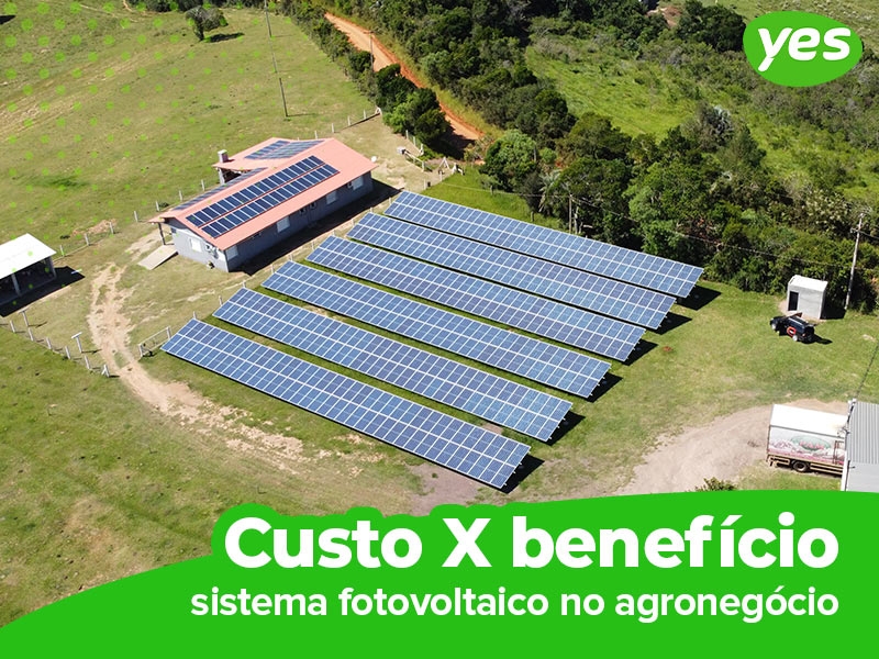 Custo x benefício: energia solar para o agronegócio